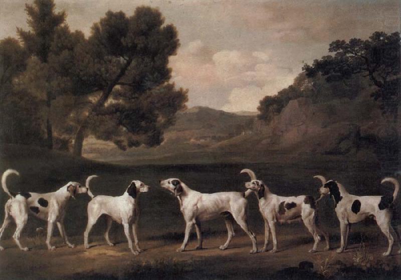 George Stubbs Foxhounds in a Landscape china oil painting image
